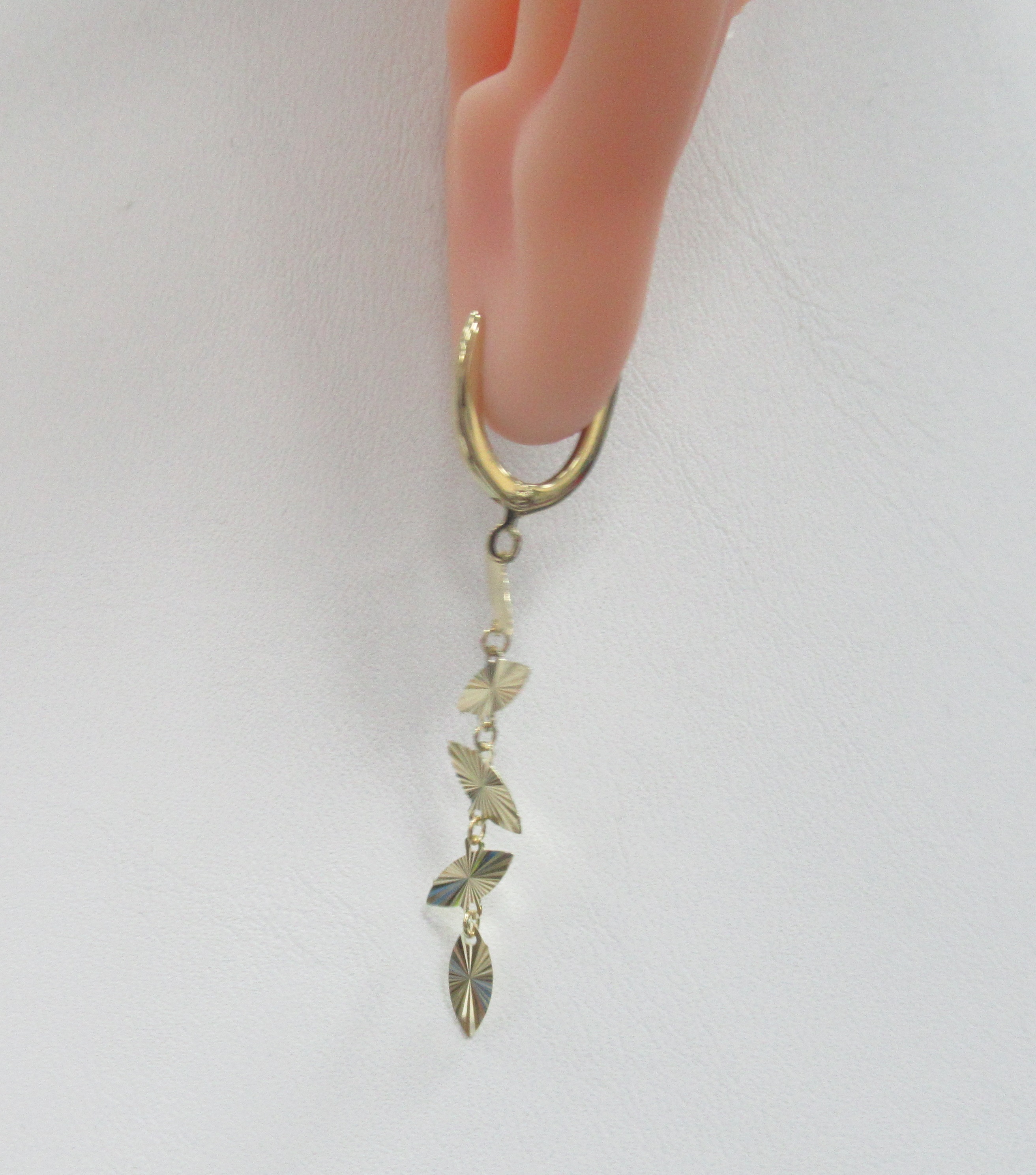 Серьги из желтого золота